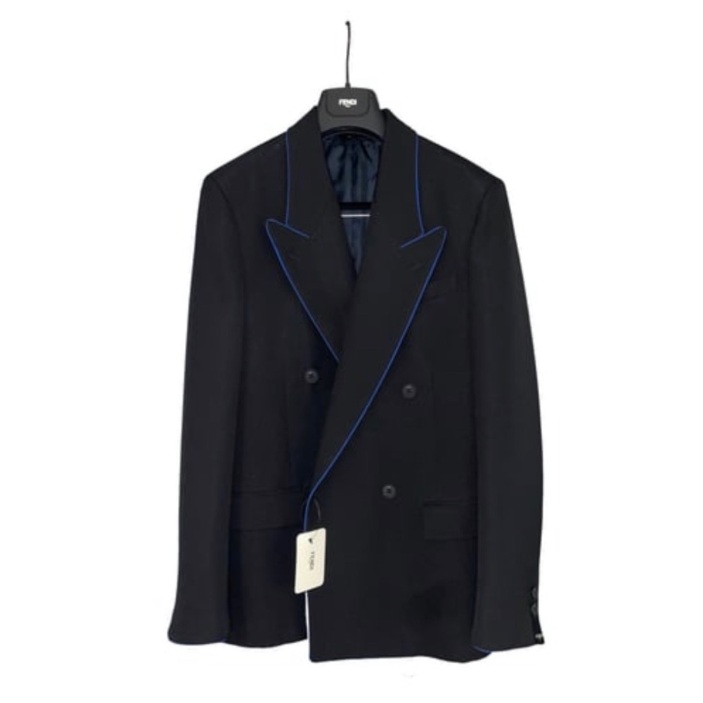 Fendi Double Breasted Tuxedo Jacket
